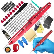 🖌️ diy tattoo tool kit: wormhole poke & stick hand tattoo set with complete tiny home tattoo supplies, needles, ink - tk121 logo