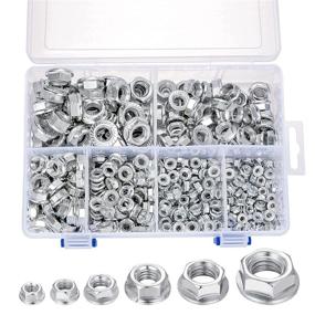 img 4 attached to PGMJ Stainless Serrated Assortment Locknuts