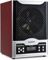 🌬️ ivation 5-in-1 hepa air purifier & ozone generator with timer and remote, ionizer & deodorizer - cleans 3,700 sq/ft - hepa, carbon, photocatalytic filters, uv light, negative ion generator logo