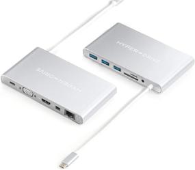 img 4 attached to 💻 Ultimate 11-in-1 HyperDrive USB C Hub for MacBook Pro & USB-C Devices: Power Delivery Charging, 5Gbps Data, 4K HDMI, 3xUSB 3.1 Ports, VGA, and More!
