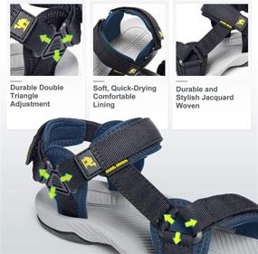 img 1 attached to 👣 Explore the Best CAMELSPORTS Women's Hiking Sandals: Comfortable, Flat, and Perfect for Summer Adventures!