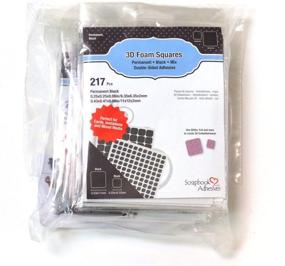 img 3 attached to 🔨 Review: 3L Scrapbook Adhesive Permanent PreCut, Mixed Variety, 217pk, Black Set of 10 - Pre-Cut 3D Foam Square, (Pack of 10)