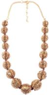 richera metallic glass beads necklace: the perfect party look and gift for women and girls logo