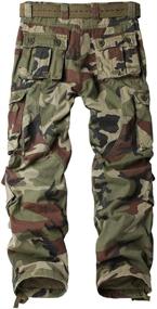 img 3 attached to 👖 AKARMY Women's Cargo Pants: Stylish Ripstop Camo, Durable Pockets – Perfect for Outdoor Casual, Military Combat, Construction Work