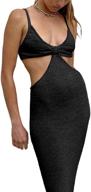 halter backless ribbed bodycon dresses women's clothing for dresses logo