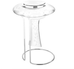 img 2 attached to 🍷 Premium Decanter Stand Bundle: Drying Rack, Cleaning Brush & Beads