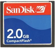 🔒 sandisk 2gb compactflash card type i (sdcfb-2048-a10) - high-quality retail package logo