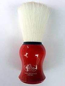 img 1 attached to 🪒 Omega Shaving Brush #90065 Syntex 100% Synthetic RED: Superior Quality for a Smooth Shaving Experience