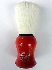 img 2 attached to 🪒 Omega Shaving Brush #90065 Syntex 100% Synthetic RED: Superior Quality for a Smooth Shaving Experience