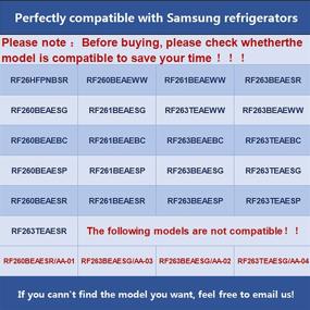 img 3 attached to 🚪 Door Shelf Basket Bin (Right Side) Compatible with Samsung Refrigerator RF263beaesr, RF260beaesr, RF261beaesr - DA97-12650A, DA63-07104A, DA63-06963A | Part Number: AP5620330, 2692337, PS4176653