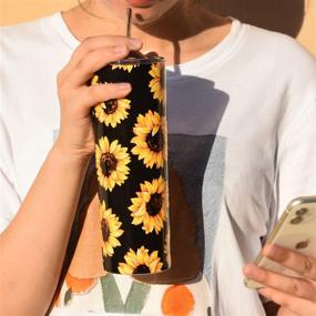 img 3 attached to 🌻 Stainless Insulated Sunflower Beverages by CHIUTUUY