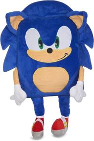 img 4 attached to Sonic The Hedgehog 3D Backpack: Embrace the Speed in Style!