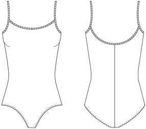 img 2 attached to Bloch Womens Microlux Camisole Leotard