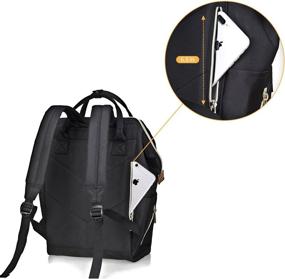 img 2 attached to 🎒 Lightweight Men's Bebamour College Backpack in Black - Perfect Laptop Backpack