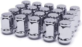 img 4 attached to 🔩 Mastiff 13757 Acorn Bulge Lug Nut Set - M12X1.5 Thread, Triple-Chrome Finish, 3/4 Hex, 60 Degree Conical Seat (Pack of 20) - After-Market Lug Nuts