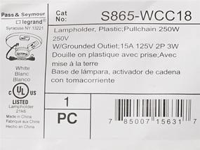 img 2 attached to Legrand Seymour S865WCC18 Plastic 250 Volt: Durable and Reliable Electrical Solution