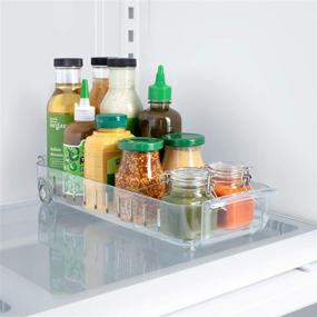 img 3 attached to YouCopia RollOut Fridge Caddy Clear Storage & Organization in Kitchen Storage & Organization