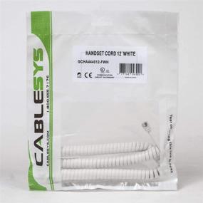 img 3 attached to Кабель Cablesys GCHA444012 FWH WHITE для трубки