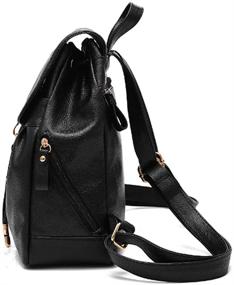 img 3 attached to KARRESLY Backpack Leather Rucksack Shoulder Women's Handbags & Wallets for Fashion Backpacks