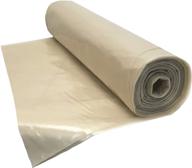 🌿 uv treated plastic sheeting roll 6mil (10' x 100') - ideal for greenhouse sheeting, weed barrier, and construction film logo