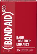 band aid adhesive bandages featuring protection logo