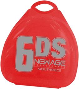 img 1 attached to 💪 Revolutionary 6DS Sports Mouthpiece: Enhanced Weight-Lifting Performance – Lower Jaw Protection – No-Contact Design – Complete with Case – Vibrant Red