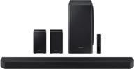 звуковая панель samsung hw-q950t 2020: погружающий звук 9.1.4 каналов с dolby atmos, dts:x и встроенным alexa, черный. логотип