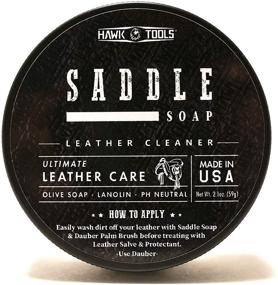 img 4 attached to 🐎 Premium Saddle Soap with Lanolin & Olive - PH Neutral - 2.1oz by Hawk Tools: Top-Quality Care for Your Leather