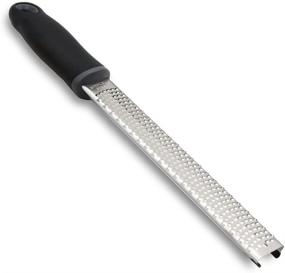 img 3 attached to 🔪 Top-rated Stainless Steel Kitchen Zester Grater with Plastic Cover, Comfortable Soft Handle