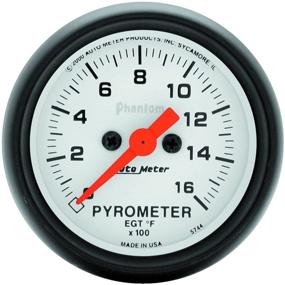 img 1 attached to Auto Meter 5744 Phantom Electric Pyrometer Gauge Kit: Точный мониторинг температуры, 2.3125 дюйма.