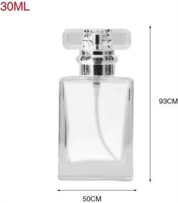 img 3 attached to 💦 Enslz Portable Transparent Refillable Atomizer: Convenient and Leak-Proof Travel Perfume Bottle