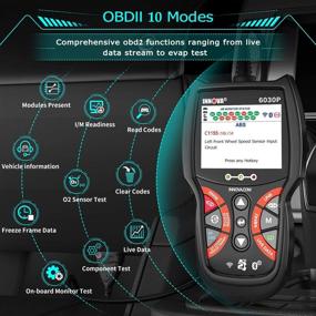 img 3 attached to 🔌 Иннова 6030P OBD2 Сканер: Считыватель кодов светового индикатора неисправности двигателя с ABS, активными данными, тестом аккумуляторной батареи и генератора - Полные режимы OBDII