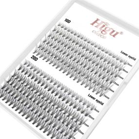 img 4 attached to Enhance Your Lash Game with Individual Lashes Clusters - 240 Pcs | 10D/20D | DIY Eyelash Extensions