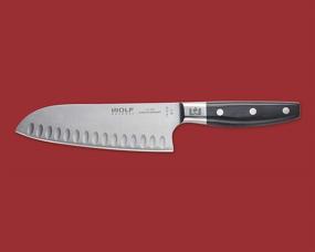 img 2 attached to Wolf Gourmet WGCU127S Hollow Edged Santoku