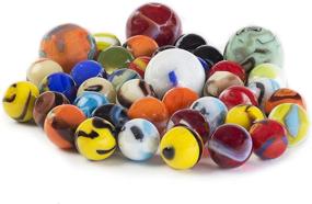 img 2 attached to 🌈 Vibrant Assortment of Marbles Players Shooters in Various Colors!