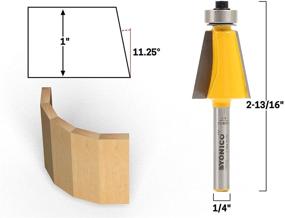 img 3 attached to Yonico 13508Q Chamfer Forming Router - Achieve Precise Chamfer Edges with Ease