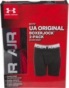 img 3 attached to 🩲 Великолепный комфорт и стиль: мальская одежда Under Armour Performance Briefs Graphite - топовое белье для активных мальчиков.