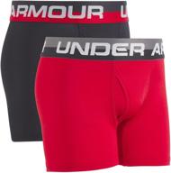 🩲 великолепный комфорт и стиль: мальская одежда under armour performance briefs graphite - топовое белье для активных мальчиков. логотип