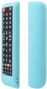 img 2 attached to 📺 SIKAI Shockproof Silicone Cover for Samsung BN59-01315A BN59-01199F AA59-00666A BN59-01301A TV Remote - Skin-Friendly, Washable, Anti-Lost with Remote Loop (Glow in Dark Blue)