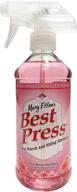 🌹 mary ellen's best press clear starch alternative - tea rose garden: 16.9 oz elegance in a bottle logo