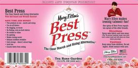img 2 attached to 🌹 Mary Ellen's Best Press Clear Starch Alternative - Tea Rose Garden: 16.9 oz Elegance in a Bottle