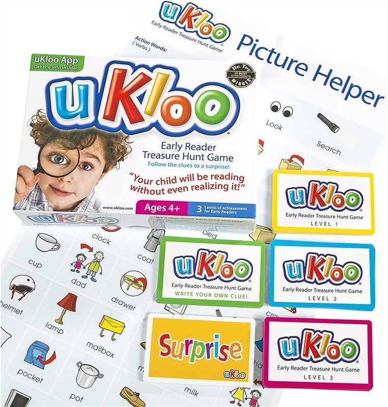 ukloo early reader treasure hunt 로고