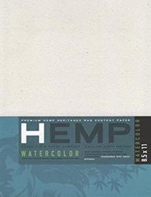 img 2 attached to Hemp Watercolor Paper Pack 8 5