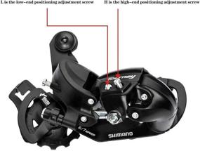 img 2 attached to 🚵 MEGHNA Shimano Tourney RD-TY300 Road MTB 6/7-Speed Direct Mount Rear Derailleur for Mountain Bikes