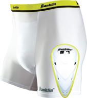 ultimate protection and comfort: franklin sports compression shorts with cup - available in youth and adult sizes logo