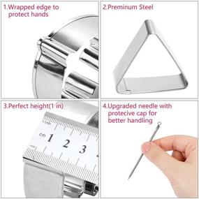 img 2 attached to Формочки для печенья EVERMARKET из нержавеющей стали на Хэллоуин, Рождество