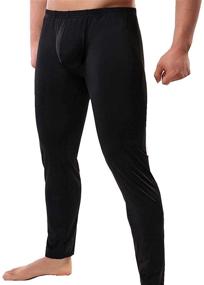 img 1 attached to 🌙 Ultimate Comfort: YOOBNG Breathable Sleepwear Lightweight Bottoms for Men's Clothing and Sleep & Lounge
