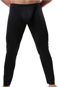 img 2 attached to 🌙 Ultimate Comfort: YOOBNG Breathable Sleepwear Lightweight Bottoms for Men's Clothing and Sleep & Lounge