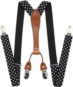 img 3 attached to 💼 JAIFEI Elastic Wedding Men's Accessories: Suspenders, Bowtie, Ties, Cummerbunds & Pocket Squares