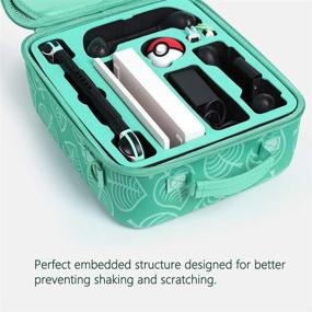 img 1 attached to Nintendo Switch OLED Carrying Case - Storage & Travel Case for Complete System, Games & Accessories - Cute Kawaii Design for Girls and Boys by Arttodo